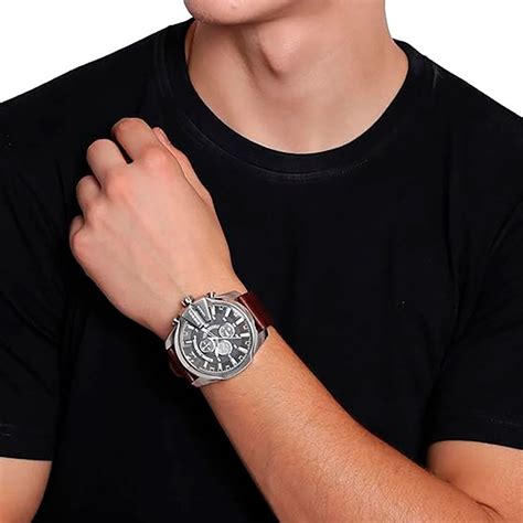 DZ4290 Diesel Mega Chief Watch Brown Leather