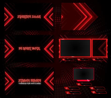 animated stream overlay  behance