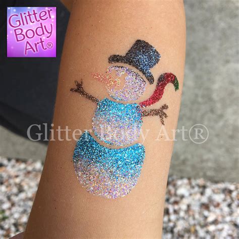 glitter tattoo permanent 4
