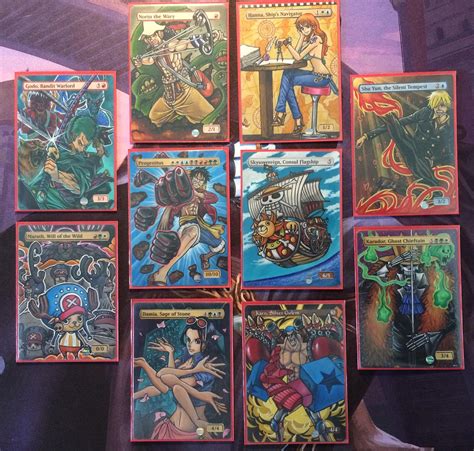 One Piece characters commissioned set (NFS) : r/mtgaltered