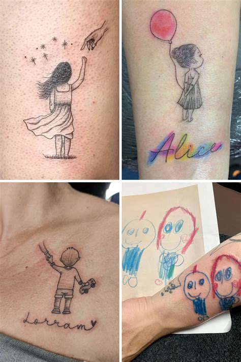 91 Meaningful Grandchildren Tattoos + Images - Tattoo Glee