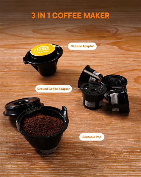 Snapklik.com : KIDISLE Single Serve Coffee Machine, 3 In 1 Pod Coffee