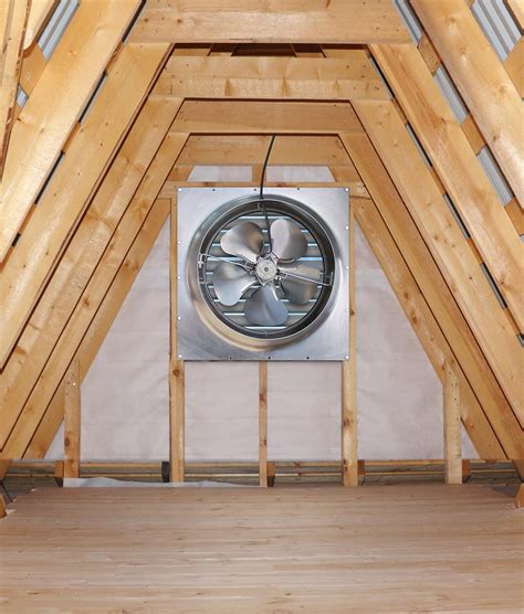 how to install gable attic fan