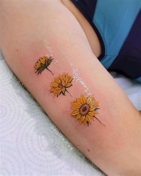 Óleo De Girassol Na Tatuagem - Descubra o simbolismo por trás da tatuagem de Girassol - Tatuagem Arte