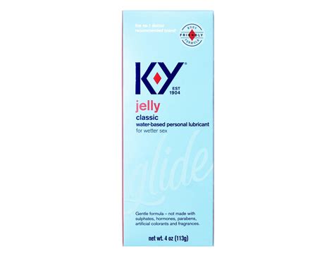 K-Y Jelly Glide Sex Lube, Water-Based Personal Lubricant for Men, Women