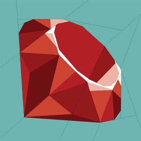 ruby quilt art design