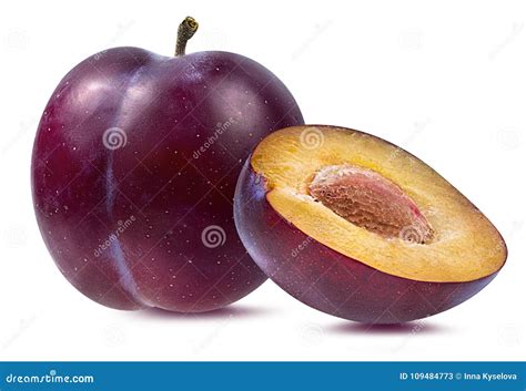 plum   white stock image image  clipping food