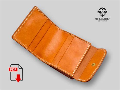 template leather wallet pattern leather diy