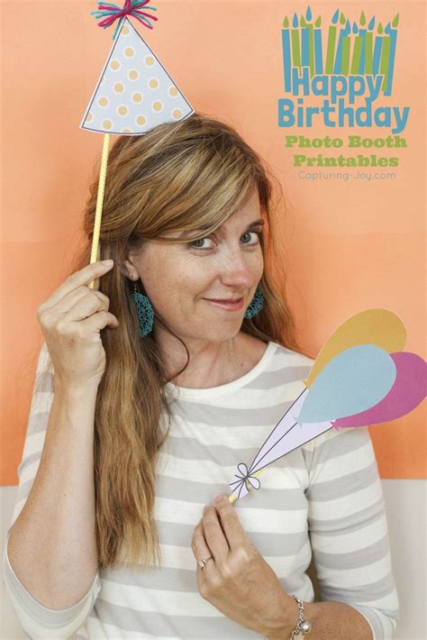 Birthday Photo Booth Props and Free Printables, a fun way to celebrate ...