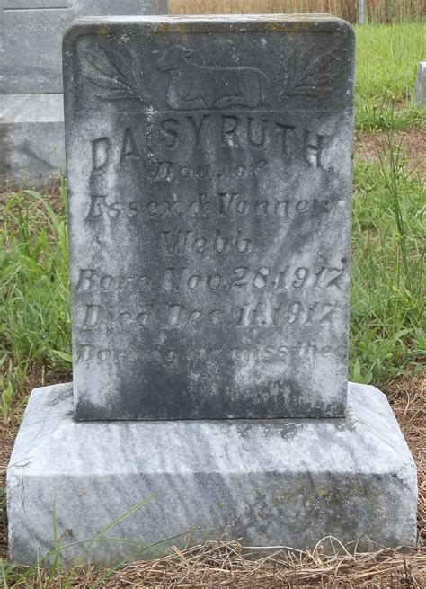 Daisy Ruth Webb (1917-1917) - Find a Grave Memorial
