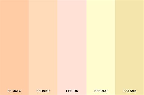 Peach Orange Color Scheme
