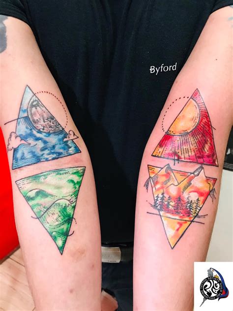 Fire And Water Tattoos