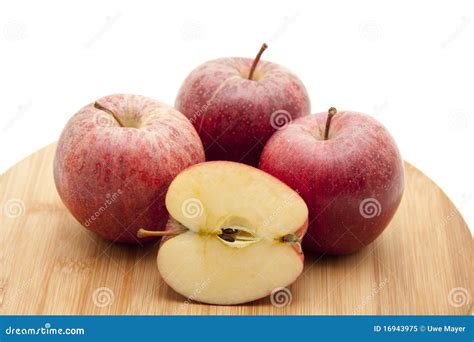 halved apple stock image image  healthy stem fruit