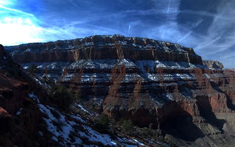 #767726 Arizona, Sky, USA, Canyon, Crag, Snow - Rare Gallery HD Wallpapers