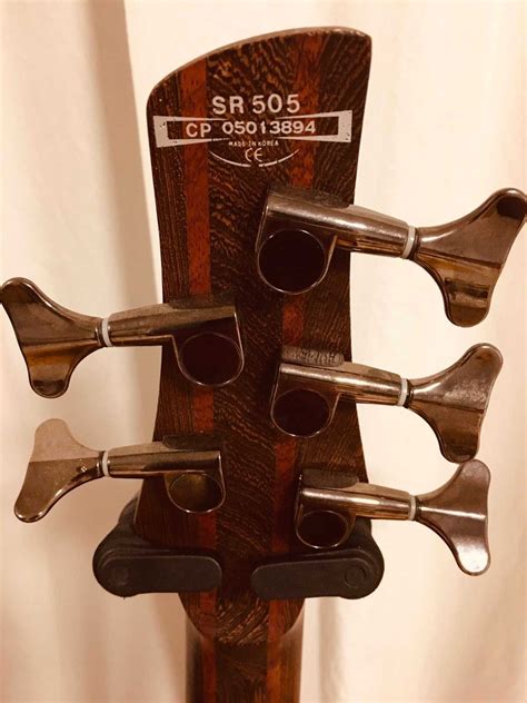 Бас гитара Ibanez SR505 цвет BM. Активная 5 струн 24 лада Корея 2005г ...