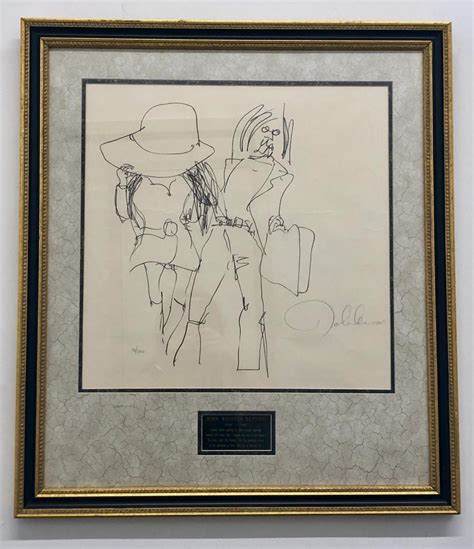 John Lennon, "John Lennon with Yoko Ono", Signed Lithograph