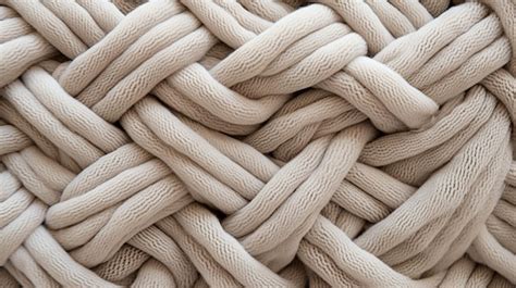 premium photo textured blanket closeup  knots