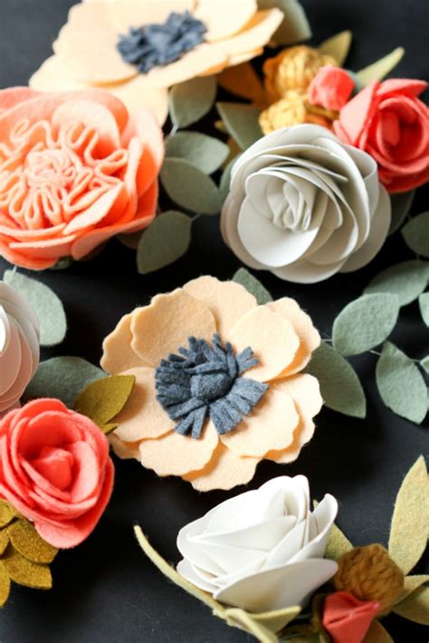 Felt Flower Crown + Clips