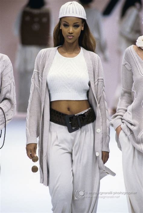 80s-90s-supermodels: Model : Tyra Banks, circa mid 90s love her, she is