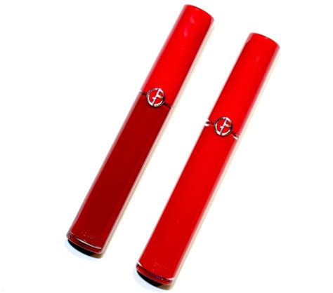 Giorgio Armani Lip Maestro Lip Stain in 201 & 400 - The Glamorous Gleam