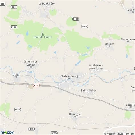 Plan Châteaubourg : carte de Châteaubourg (35220) et infos pratiques