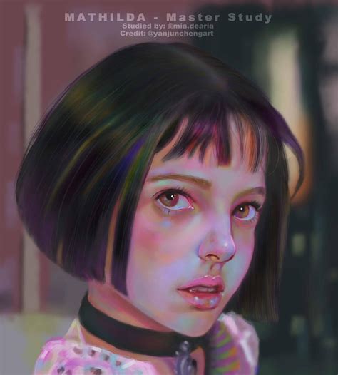 ArtStation - Mathilda from Leon - Master Study (credit on artwork)