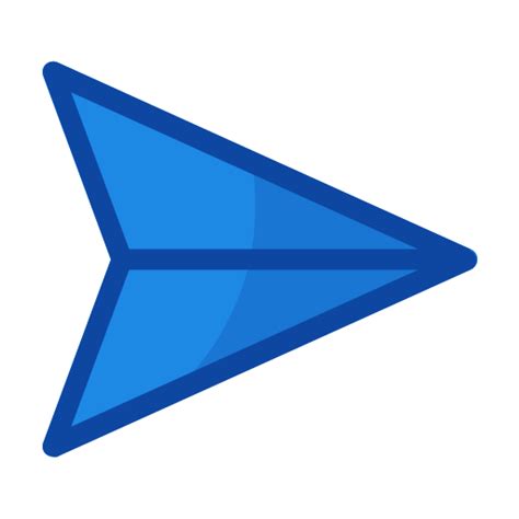 send generic blue icon