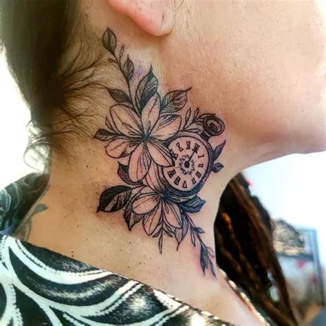 70+ Of The Most Trendy Neck Tattoos for Women in 2022 - Hero Tattoo