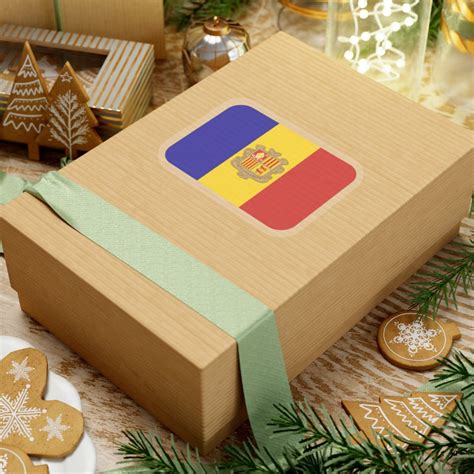 Andorra Flag Sticker Patriotic Vinyl Decal for Car, Laptop, or Book