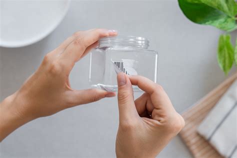 how to get labels off glass jars