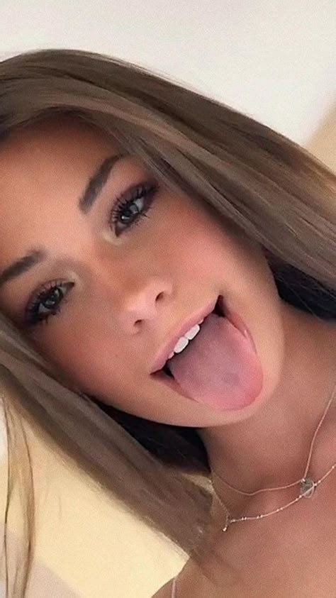Tongue Out Selfie