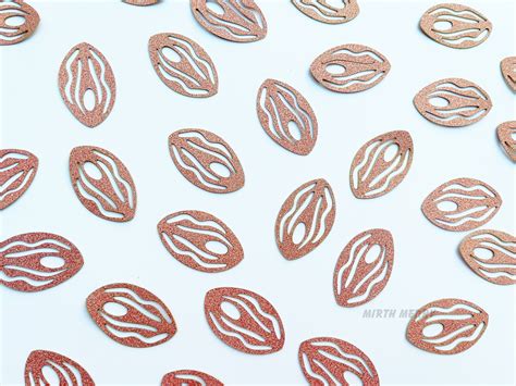 Rose Gold Glitter Boob and Vagina Confetti Bachelorette Party - Etsy