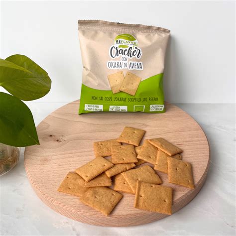 organic crackers  oat okara flour reflavor
