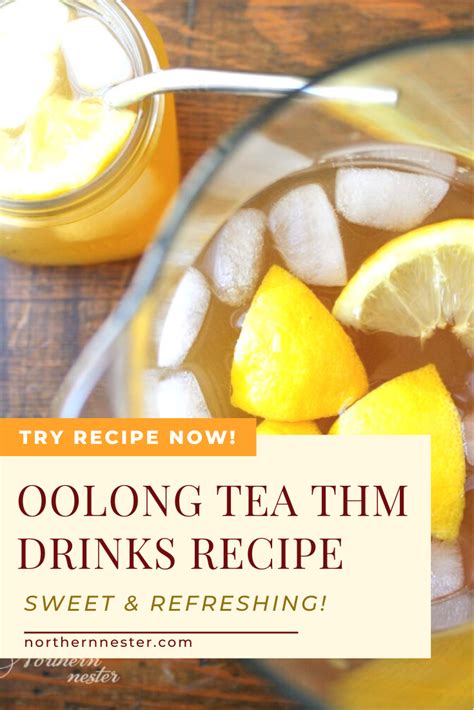 refreshing oolong tea thm drinks recipe thm frozen drinks thm drink