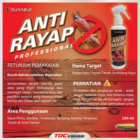 durable anti rayap cairan pengusir rayap terbaik  formula khusus