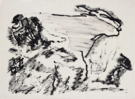 Henri Michaux, Untitled from the serie "Arrachements". - Bukowskis