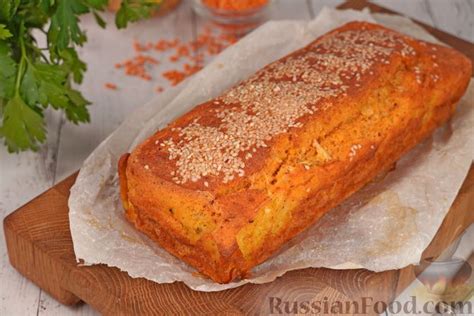 Рецепт: Бездрожжевой чечевичный хлеб с сыром, семечками и кунжутом на ...