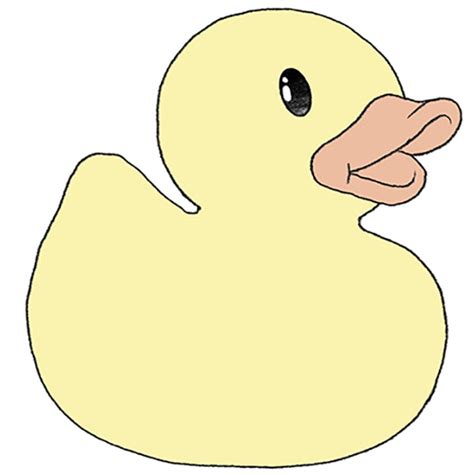 How to Draw a Rubber Duck - Easy Drawing Tutorial For Kids