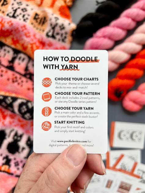 Autumn Doodle Deck: Knitting Chart & Stitch Dictionary cards – Yarn Love