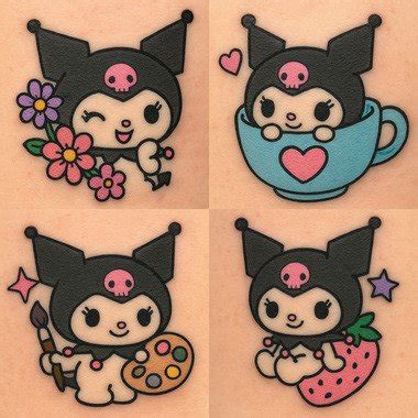 kuromi tattoo inspiration cute small  edgy ink ideas  true