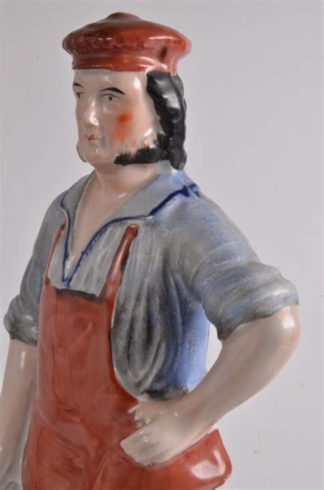 blacksmith staffordshire figures