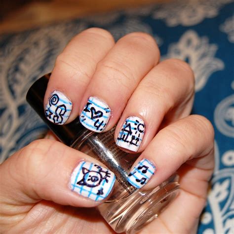 Notebook paper doodles nails | Flower doodles, Notebook doodles, Doodles