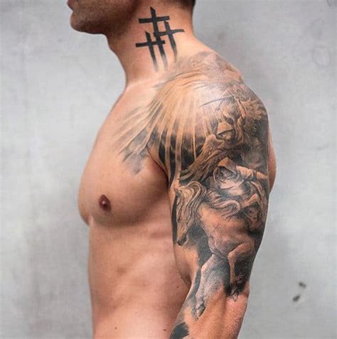 Side Neck Tattoos For Men