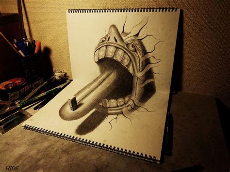 Лучшие карандашные 3D рисунки - 32 шедевра