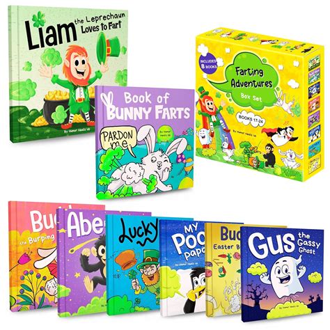Humor Heals Us Farting Adventures Box Set (Books 17-24: Lucky the