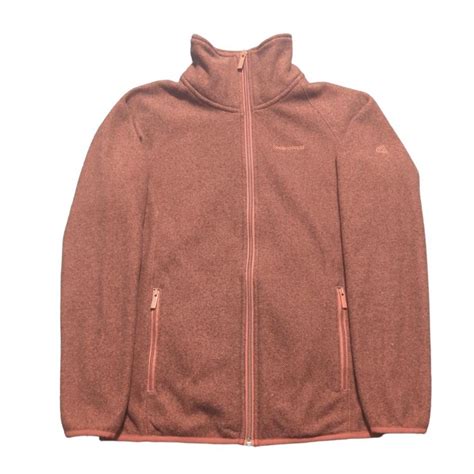 Craghoppers Women's Burgundy and Red Sweatshirt | Depop