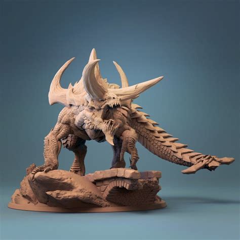 Tarrasque Monster Miniature for Tabletop Games, Designed by Lord of the ...