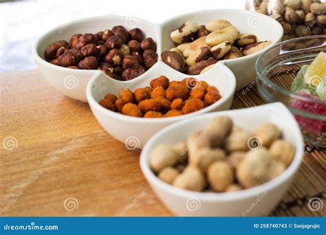 Nuts Healthy Fat and Protein Food and Snack Stock Image - Image of ...