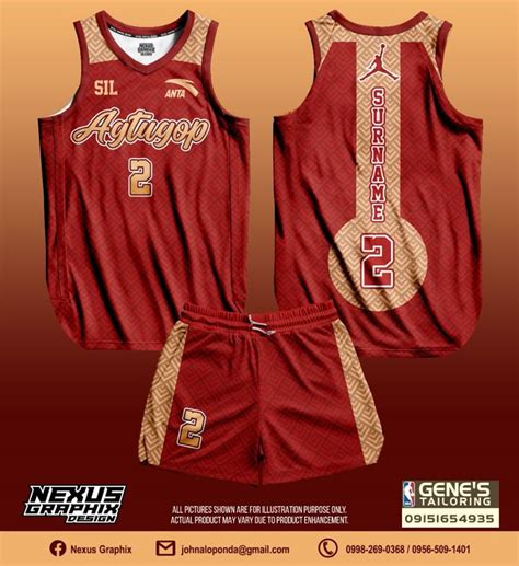 Red Basketball Jersey Design