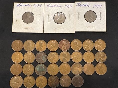 Lot of Wheat Pennies | Live and Online Auctions on HiBid.com